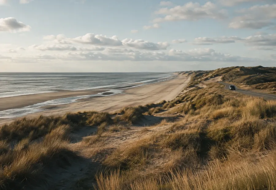 Nordseeküste als Grundlage der Routenplanung